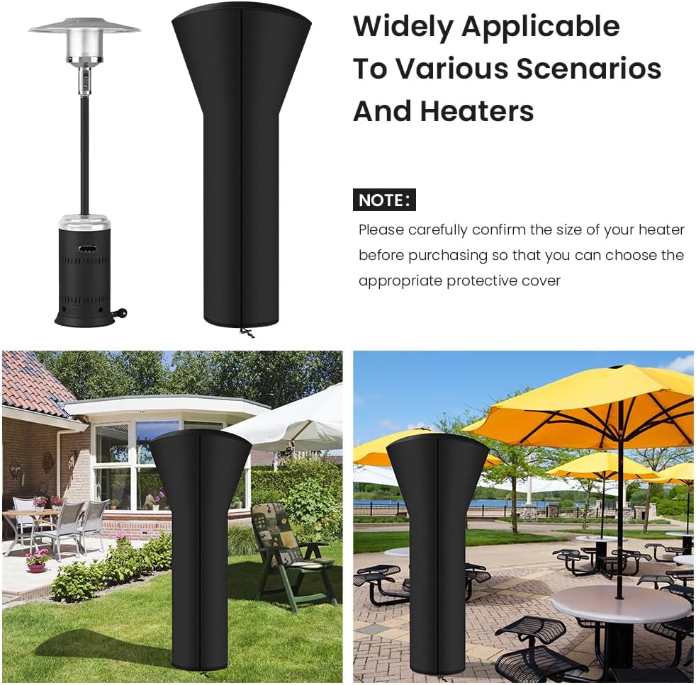 Thumbnail 6 de AOOWU 5077855 Patio Heater Cover, 226 x 85 x 48 cm, Waterproof