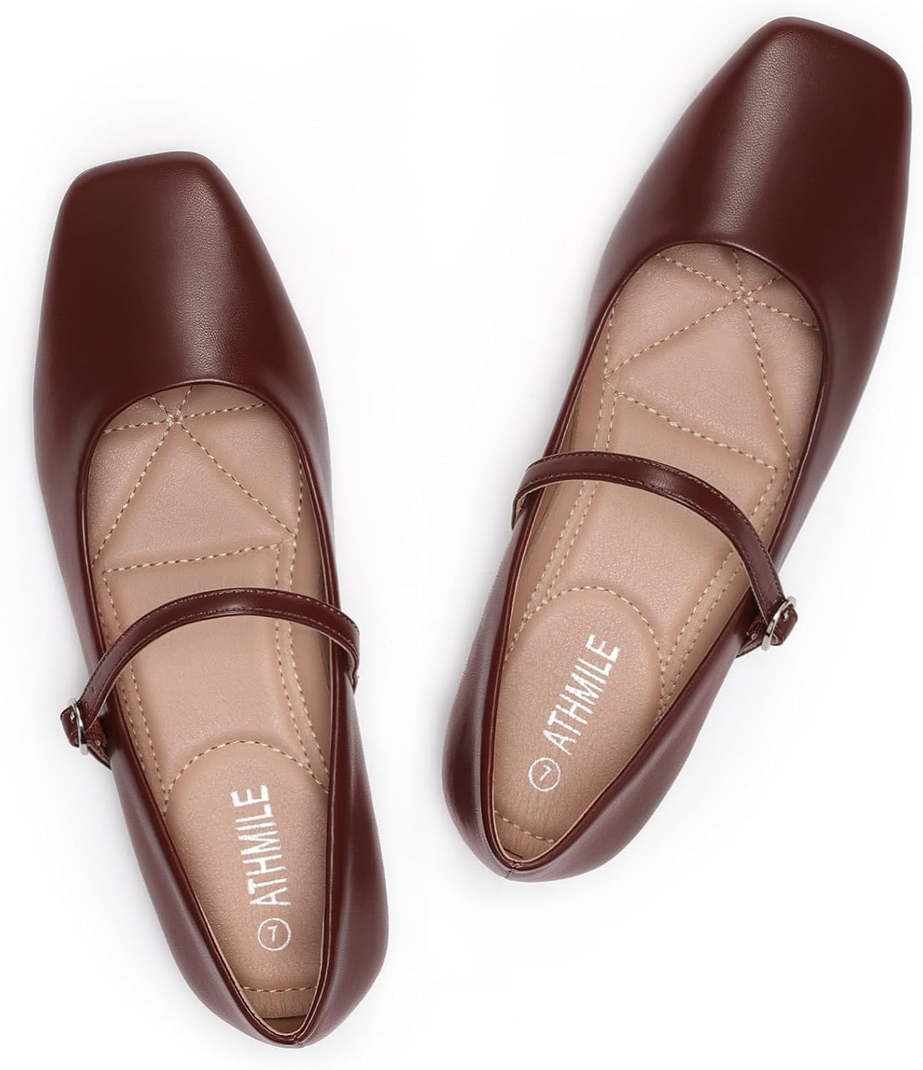Thumbnail 6 de Women's Mary Jane Flats with Adjustable Buckle and Memory Foam Insole