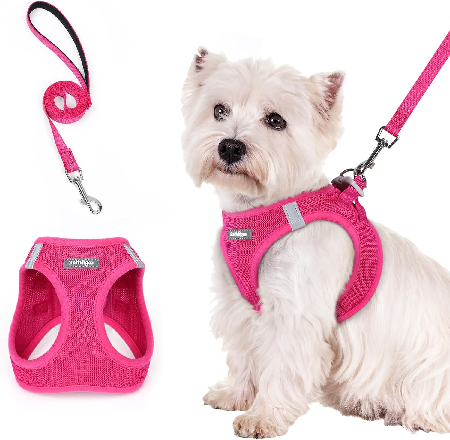 Detalle de rabbitgoo Dog Harness and Leash Set, Size S