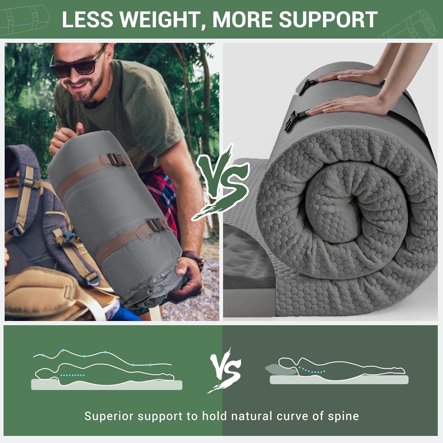 Thumbnail 6 de Elegear CumbreX Air & Foam Self-Inflating Sleeping Pad with Built-in Pump