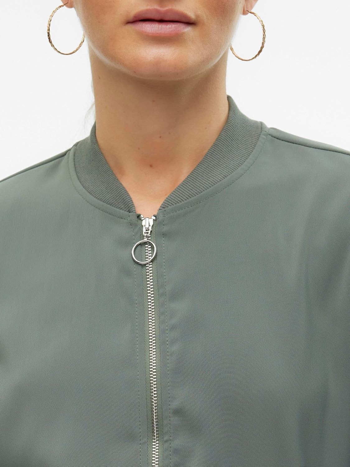 Thumbnail 6 de VERO MODA Damen Bomberjacke Vmcoco L/S Bomber Ga Noos Jet, Laurel Wreath, XL EU
