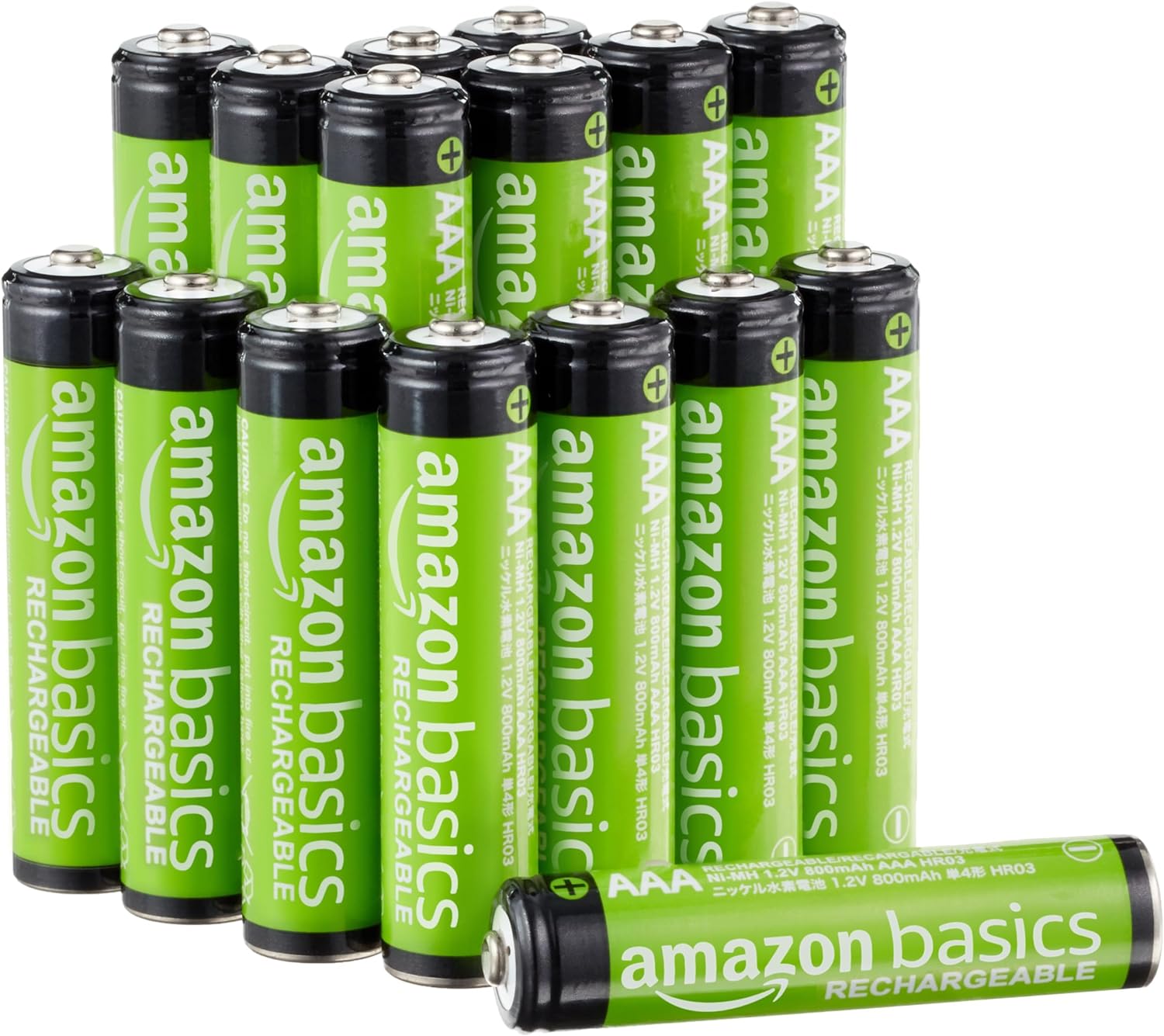 Thumbnail 5 de Amazon Basics AA NiMH 2000 mAh Akku-Pack (24)