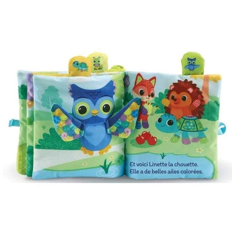 Detalle de Libro musical de tela interactivo VTech Baby Toudoux des Loulous con luz y canciones