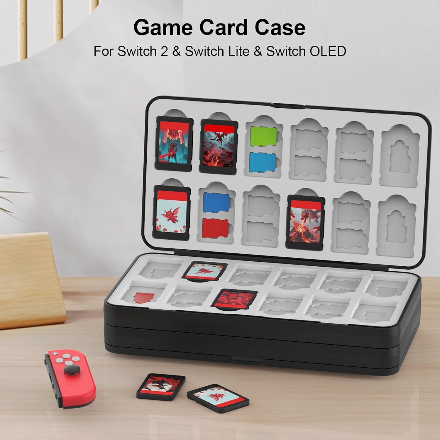 Thumbnail 2 de QuoLumPIA 72 Nintendo Switch Game Case: Large-Capacity, Protective Storage for Game Cards