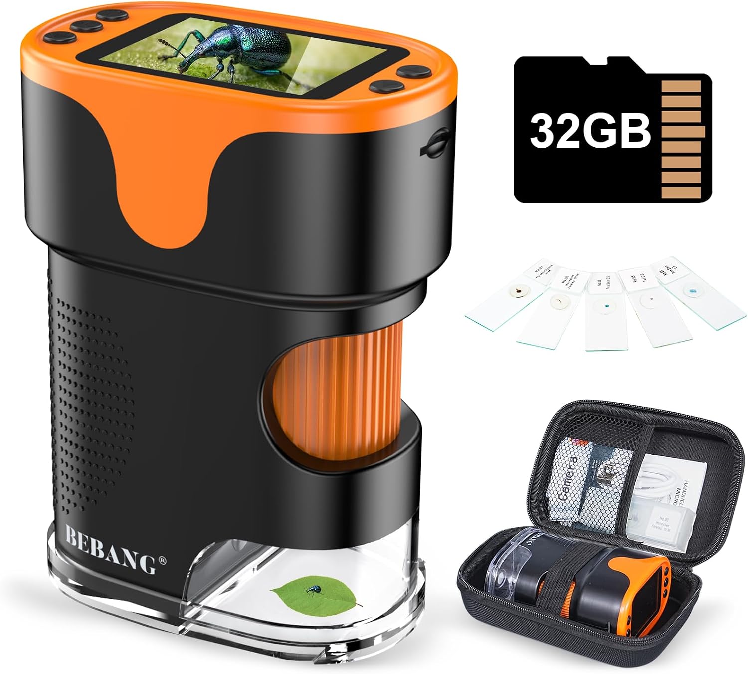 Detalle de 4K Digital Microscope for Kids 2-inch Screen
