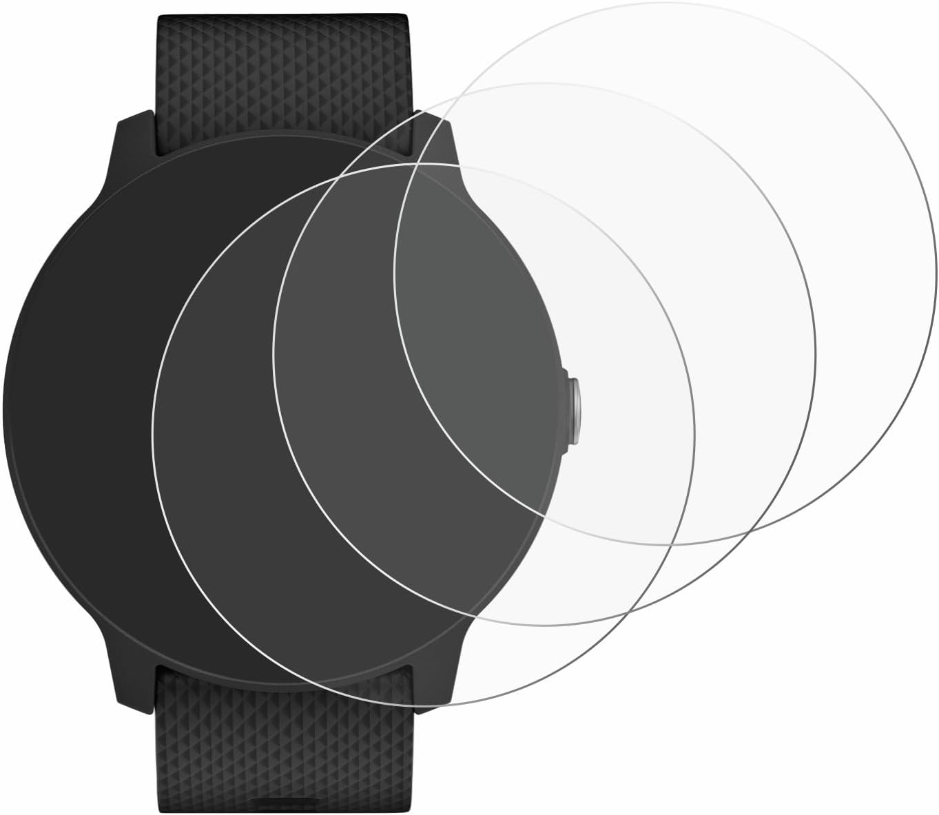 Detalle de Savvies 6 Pack Screen Protector for Garmin vivoactive 3 Music – Clear Film (6 Pieces)