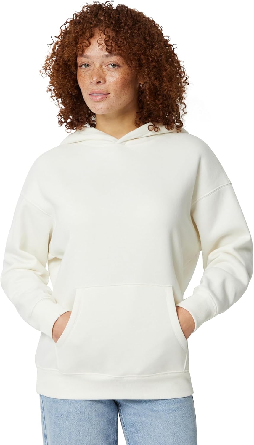 Detalle de Amazon Essentials Damen Oversize Fleece-Kapuzenpullover, Hoodie – Bequemer Allrounder mit großzügigem Schnitt