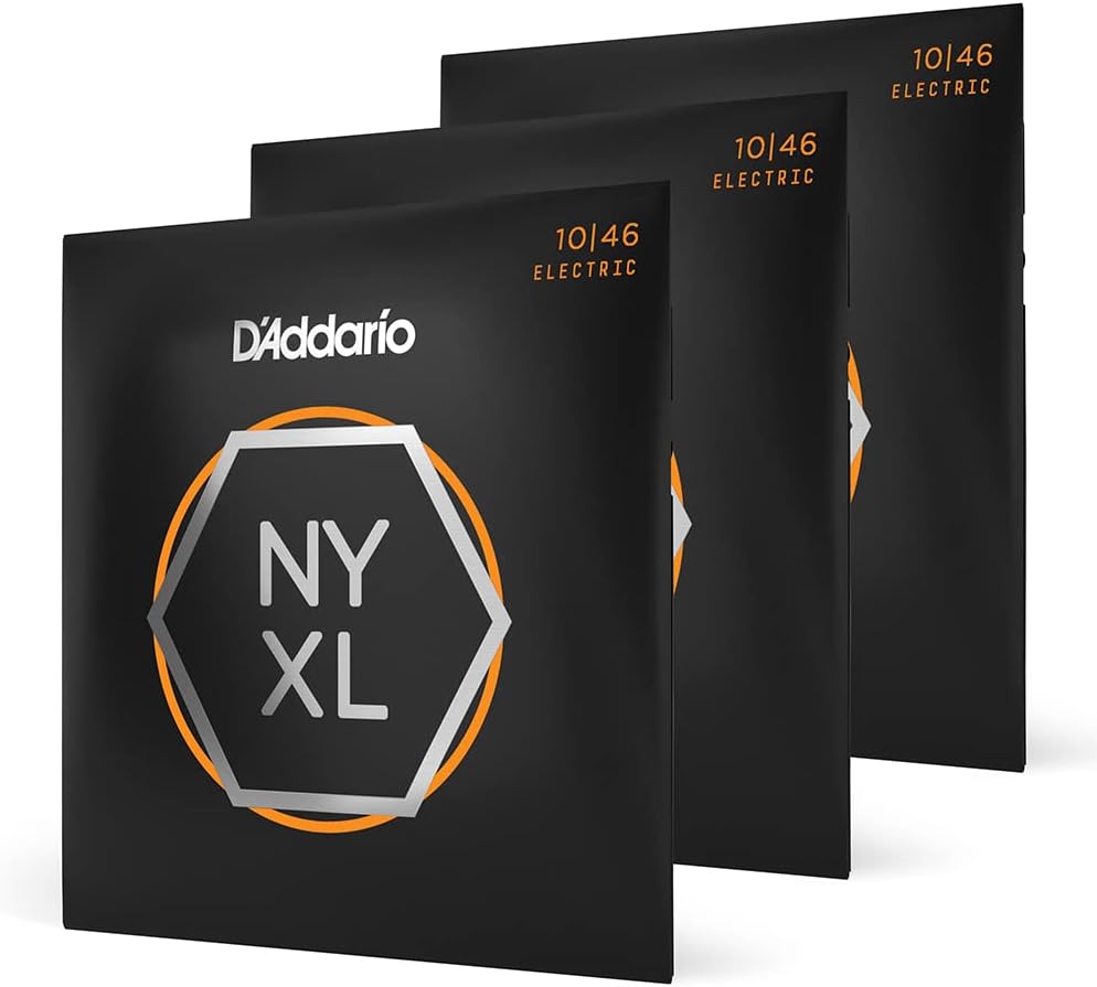 Detalle de D'Addario NYXL1046-3P 10-46 Electric Guitar Strings 🎸