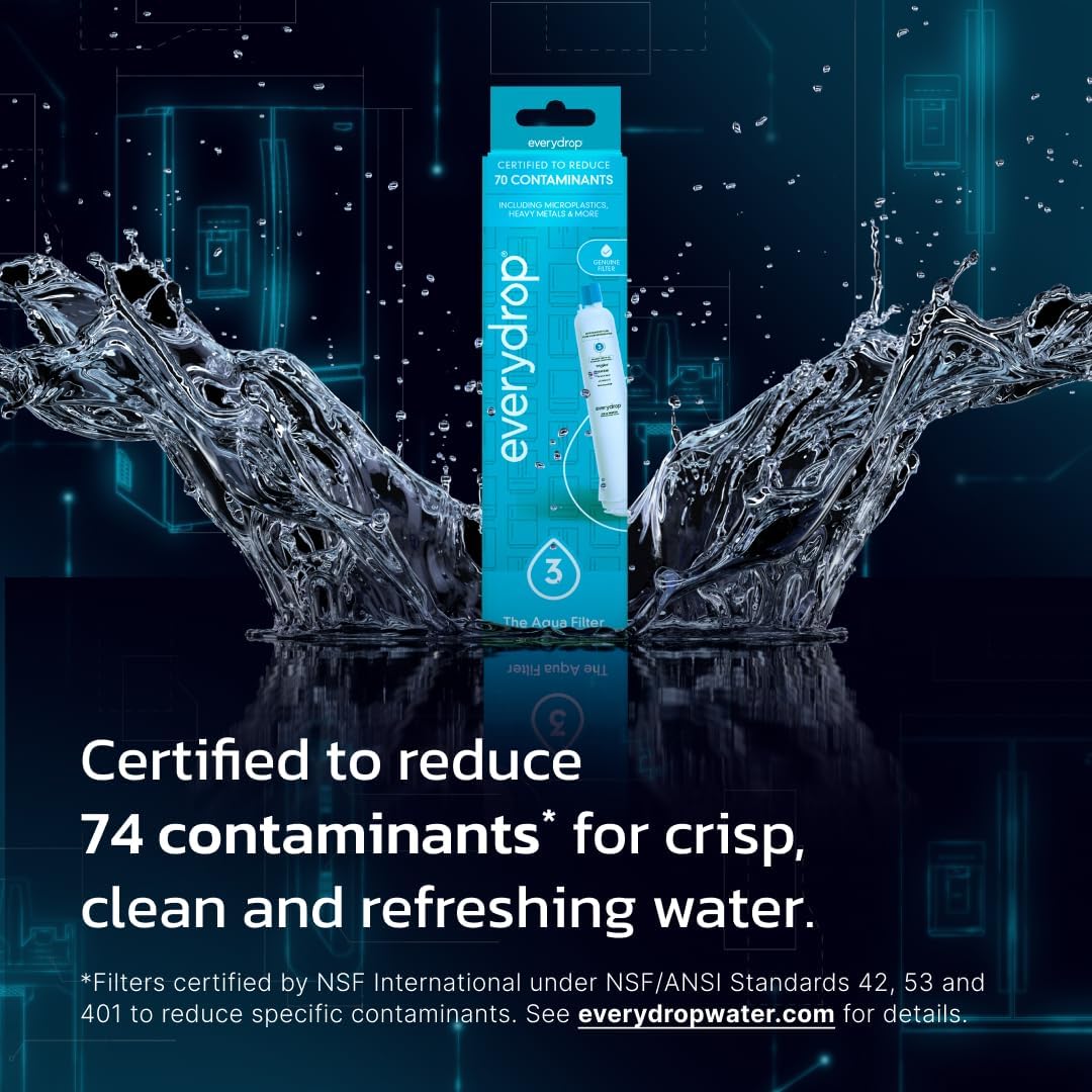 Thumbnail 1 de everydrop by Whirlpool Ice and Water Refrigerator Filter 3 (EDR3RXD1) — A Practical Choice for Clean Ice and Water