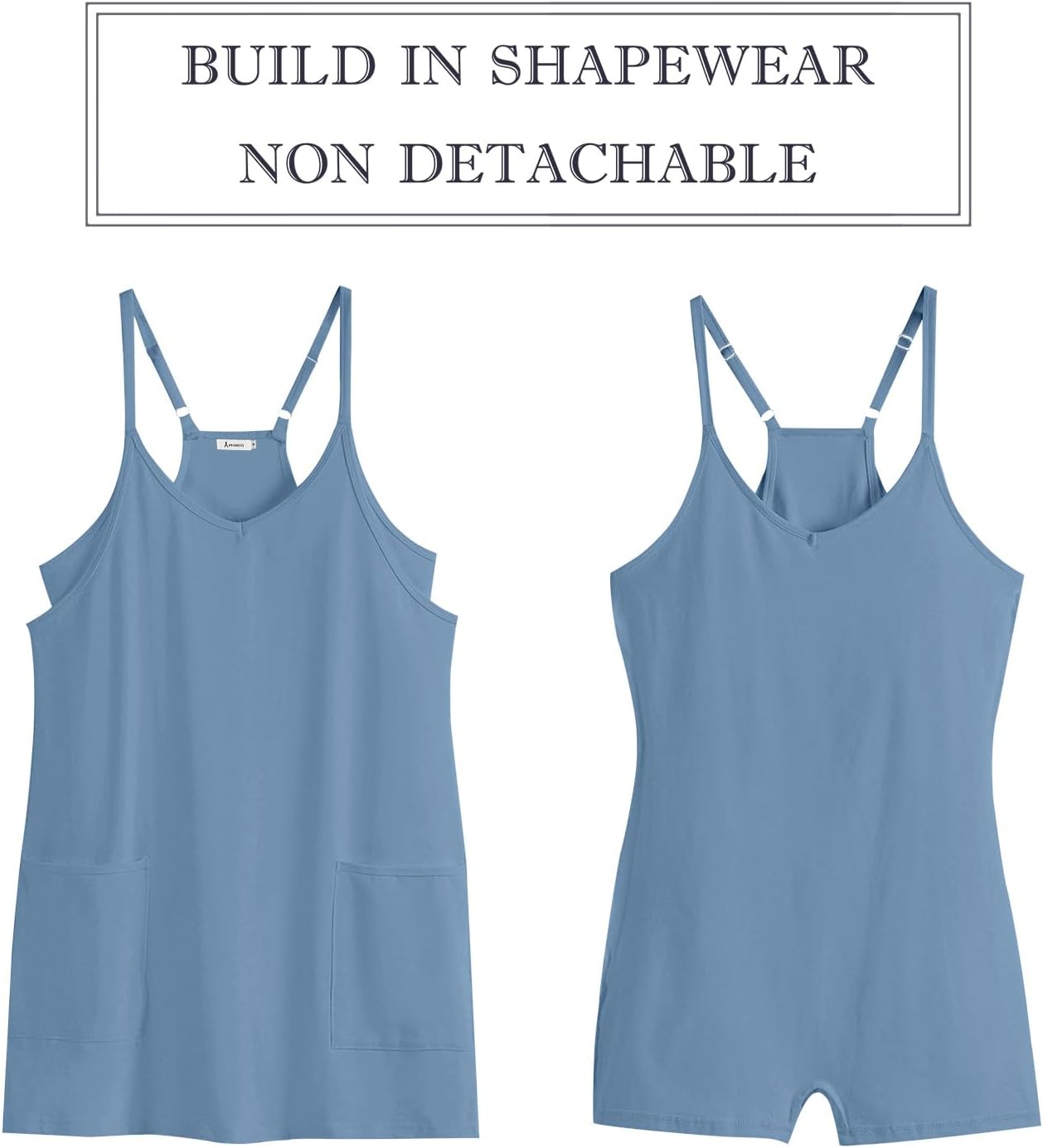 Thumbnail 5 de ANRABESS Athletic Women’s Mini Dress with Built-In Shorts: Summer Sportswear That Keeps You Cool