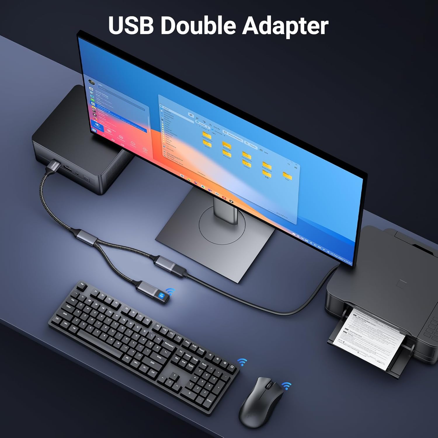 Thumbnail 4 de KiwiBird USB Splitter 2 Port 1×2 USB adapter