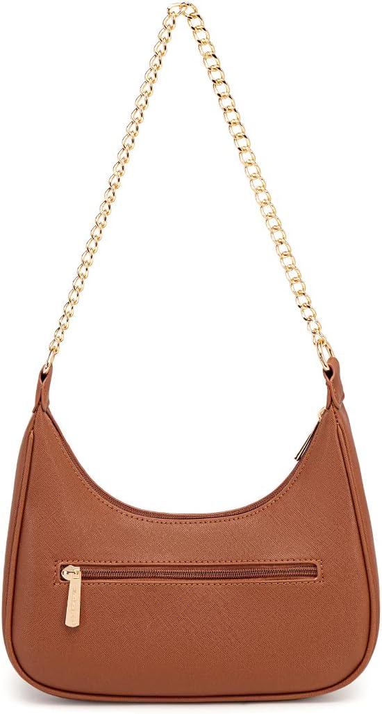 Thumbnail 6 de David Jones petit sac porté épaule forme banane femme en simili cuir Saffiano blanc