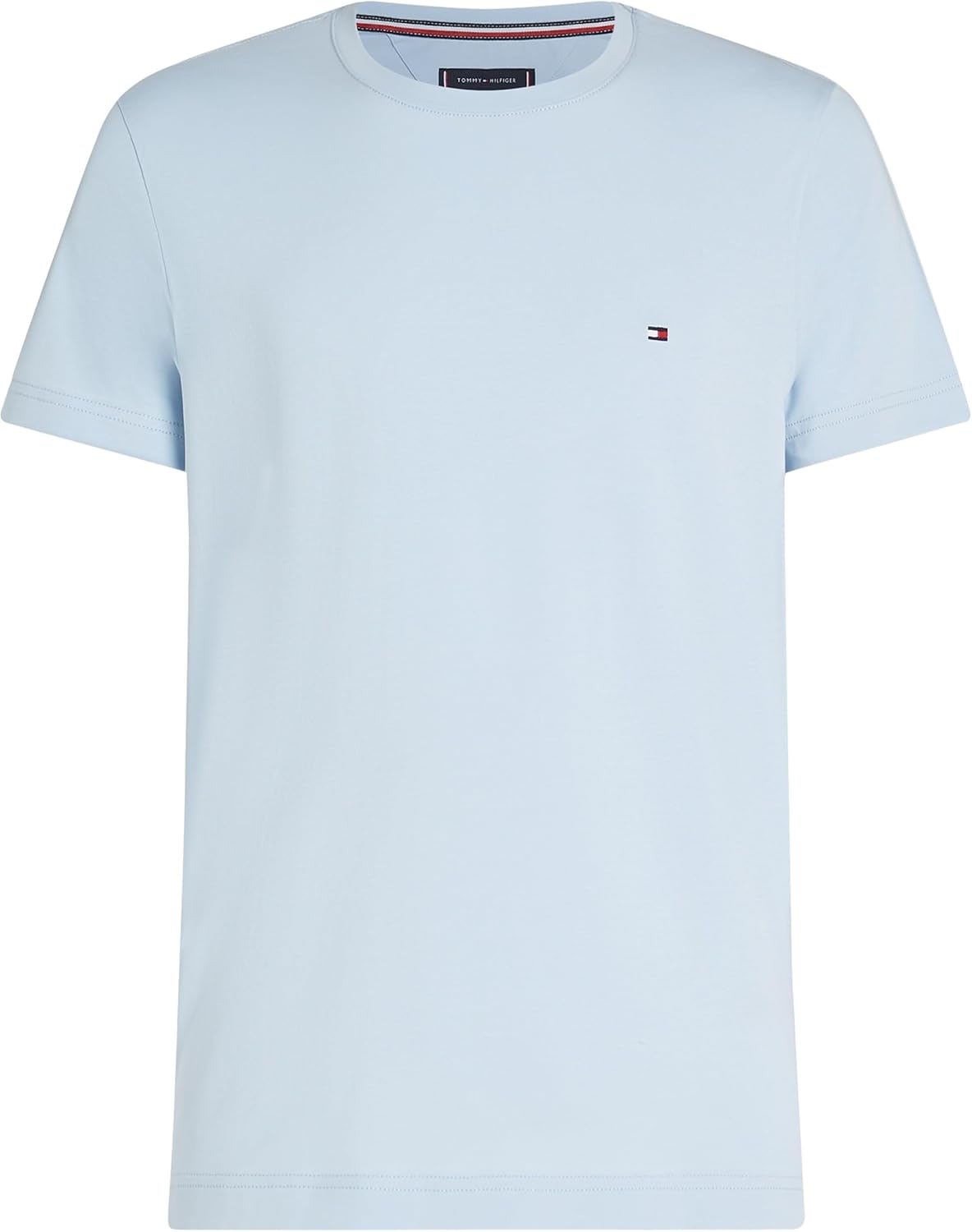 Thumbnail 3 de Tommy Hilfiger Herren T-Shirt Kurzarm Rundhalsausschnitt (Basic aus Baumwolle mit Stretch)