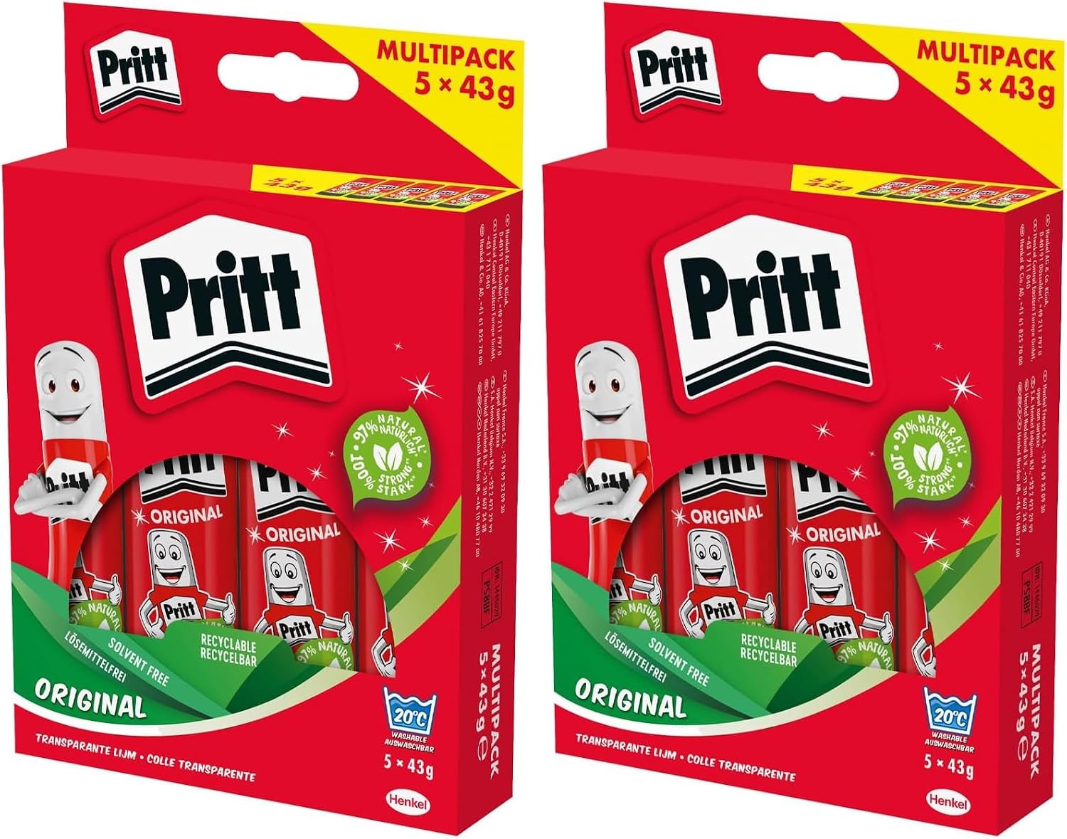 Thumbnail 6 de Pritt Klebestift 5x43g – sicherer Bastelkleber für Schule und Büro, kinderfreundlich