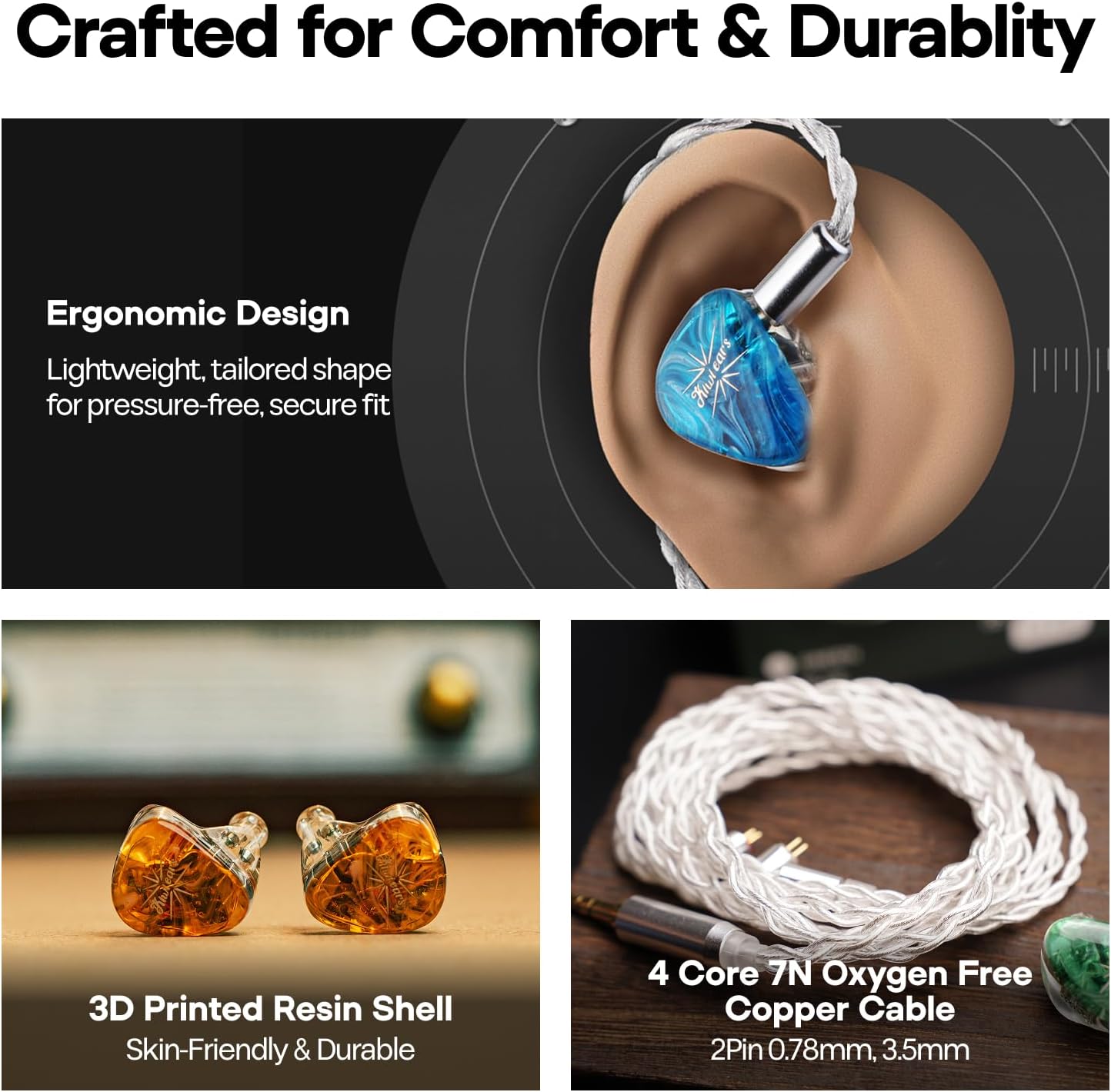 Detalle de Kiwi Ears Orchestra Lite 8BA IEM