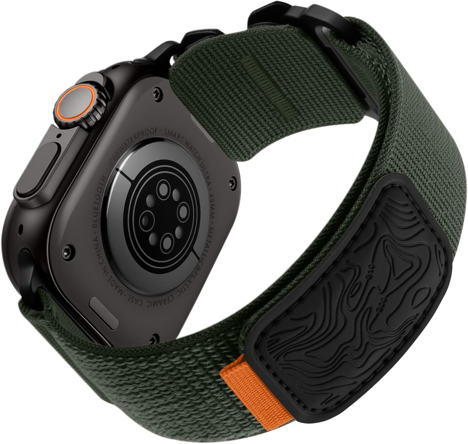 Detalle de Bandletic Soft Nylon Loop Strap 49mm Green