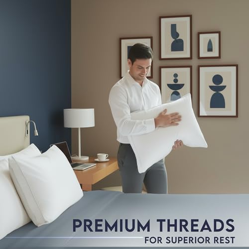 Thumbnail 5 de Utopia Bedding Gusset Bed Pillow, Hotel-Quality Comfort (Queen, Set of 2)