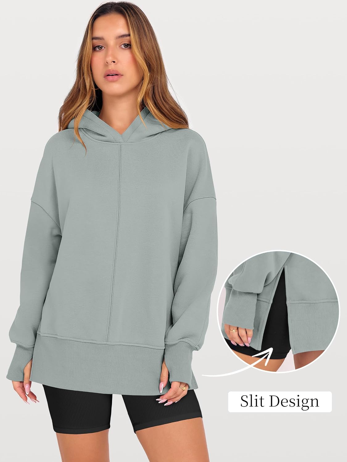 Thumbnail 6 de ANRABESS Oversized Hooded Sweatshirt 2026