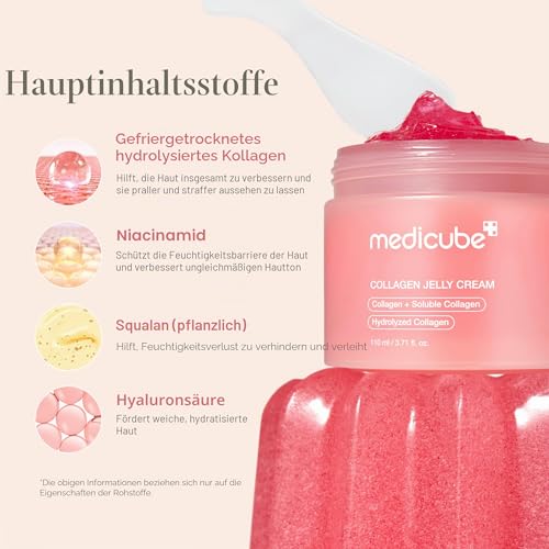 Detalle 2 de medicube Jelly Creme mit Kollagen & Niacinamid – 110 ml