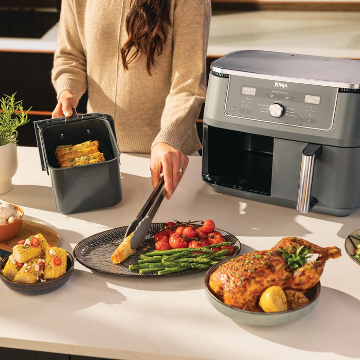 Thumbnail 7 de Ninja Dual Zone DZ400EU: Heißluftfritteuse mit zwei Schubladen für gleichzeitiges Garen