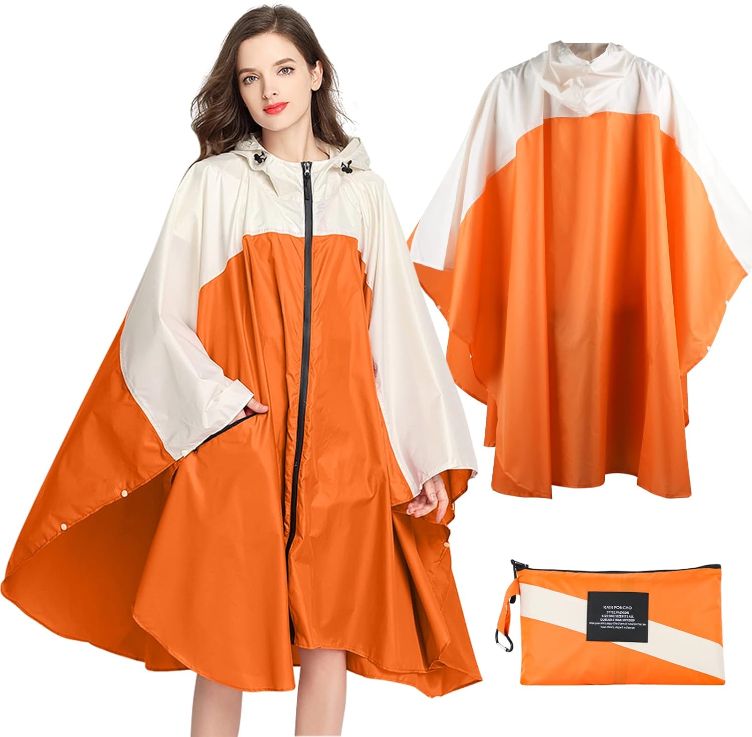 SOPPY Poncho Antipioggia Impermeabile Leggero XL – Unisex
