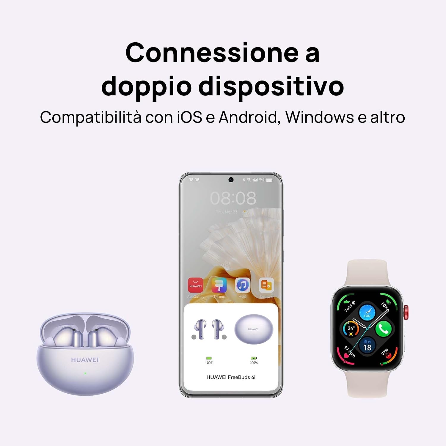 Thumbnail 6 de Huawei FreeBuds 6i ANC 3.0