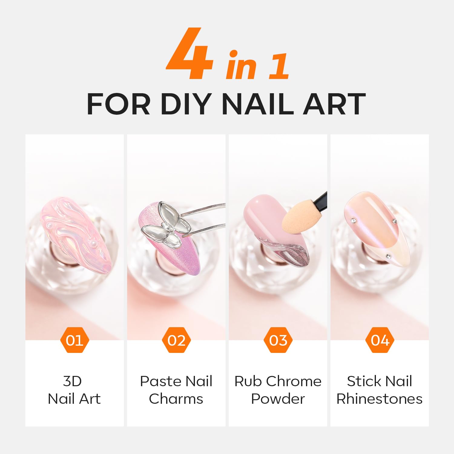 Detalle 2 de Modelones 3D Gel Nail Art Sculpting Glue
