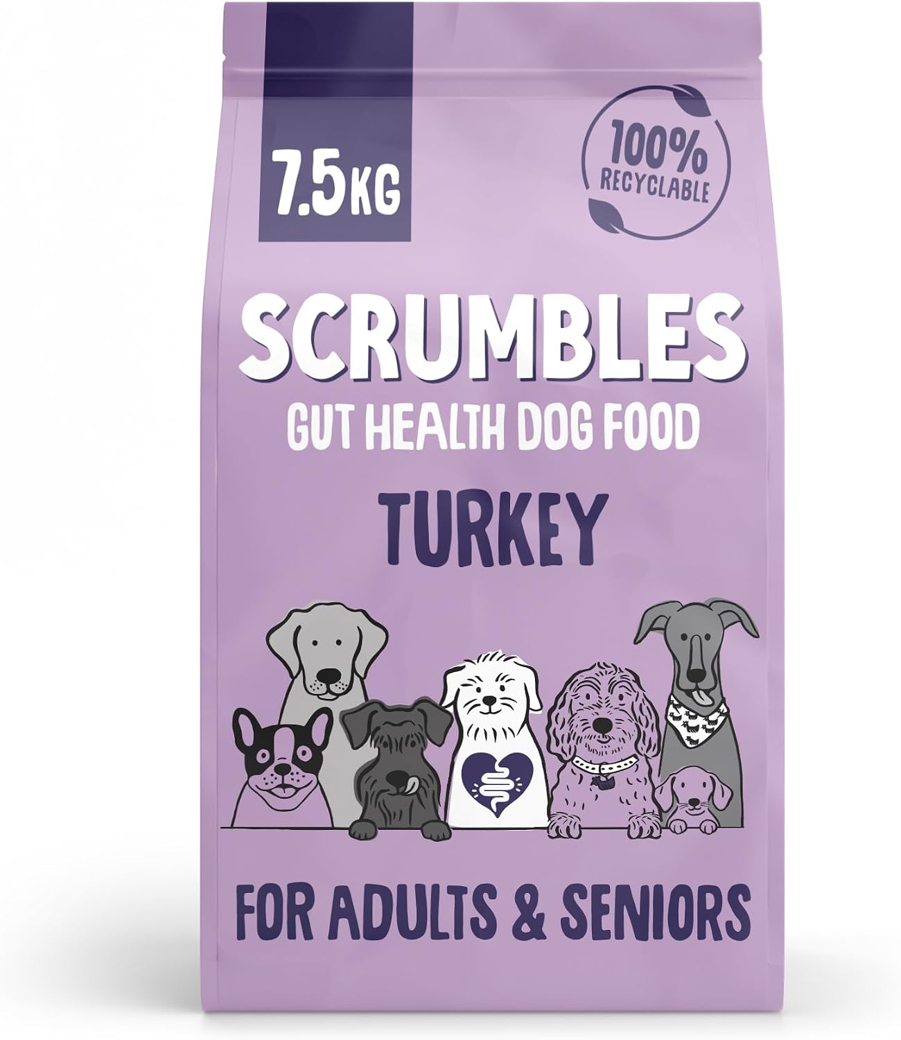 Thumbnail 3 de Scrumbles Dry Dog Food with Fresh Chicken, 2 kg – A Practical, Hypoallergenic Daily Meal