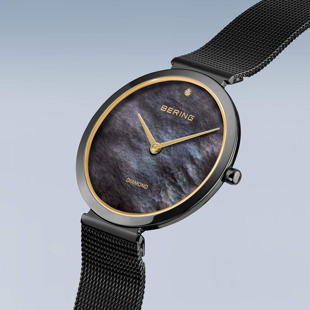 Thumbnail 1 de BERING 18132-Charity1 Montre à Quartz pour Femme – 32 mm, Boîtier bleu, Cadran bleu, Bracelet Milanais, Verre Saphir, 3 ATM