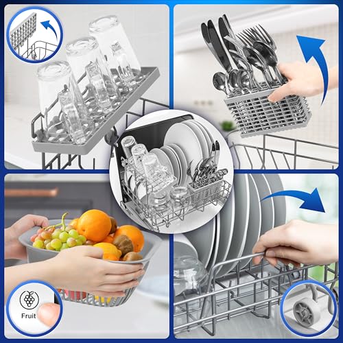 Thumbnail 3 de Duronic DW5 WE — Lave-vaisselle posable compact 950 W, 7 programmes et sèchement efficace