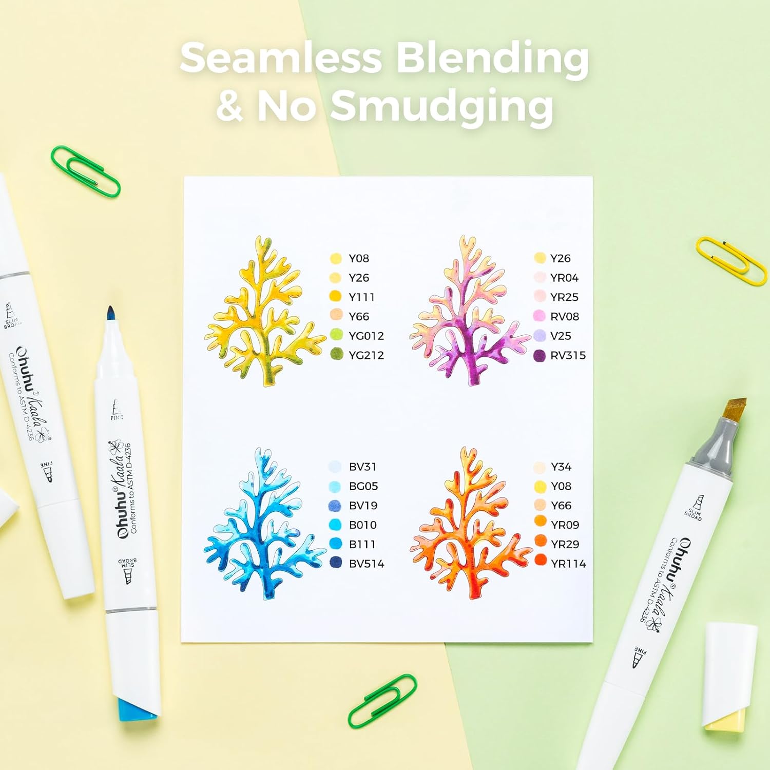 Thumbnail 2 de Ohuhu Markers 108-colour alcohol art pens 🎨