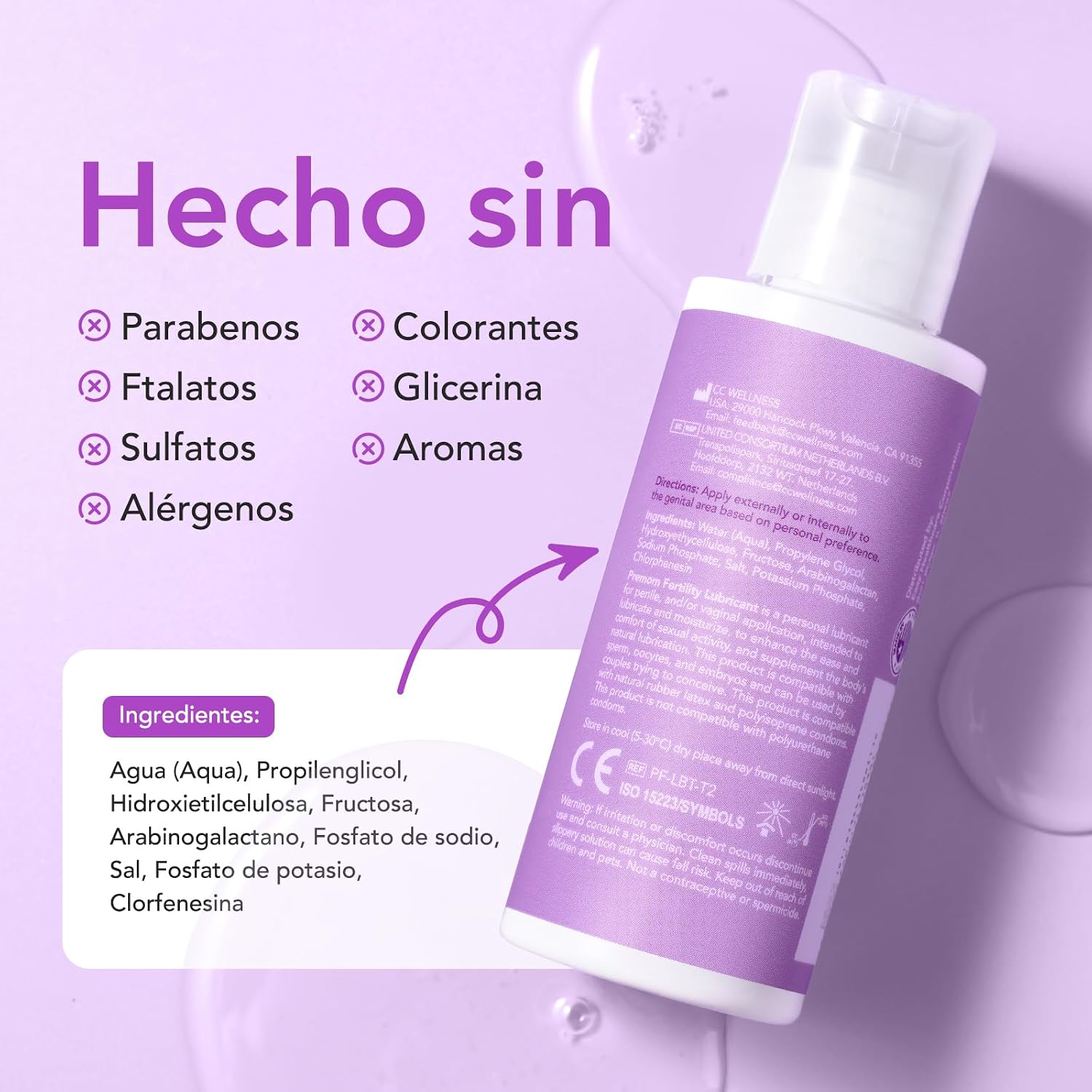 Detalle de Premom Lubricante de Fertilidad 60 ml