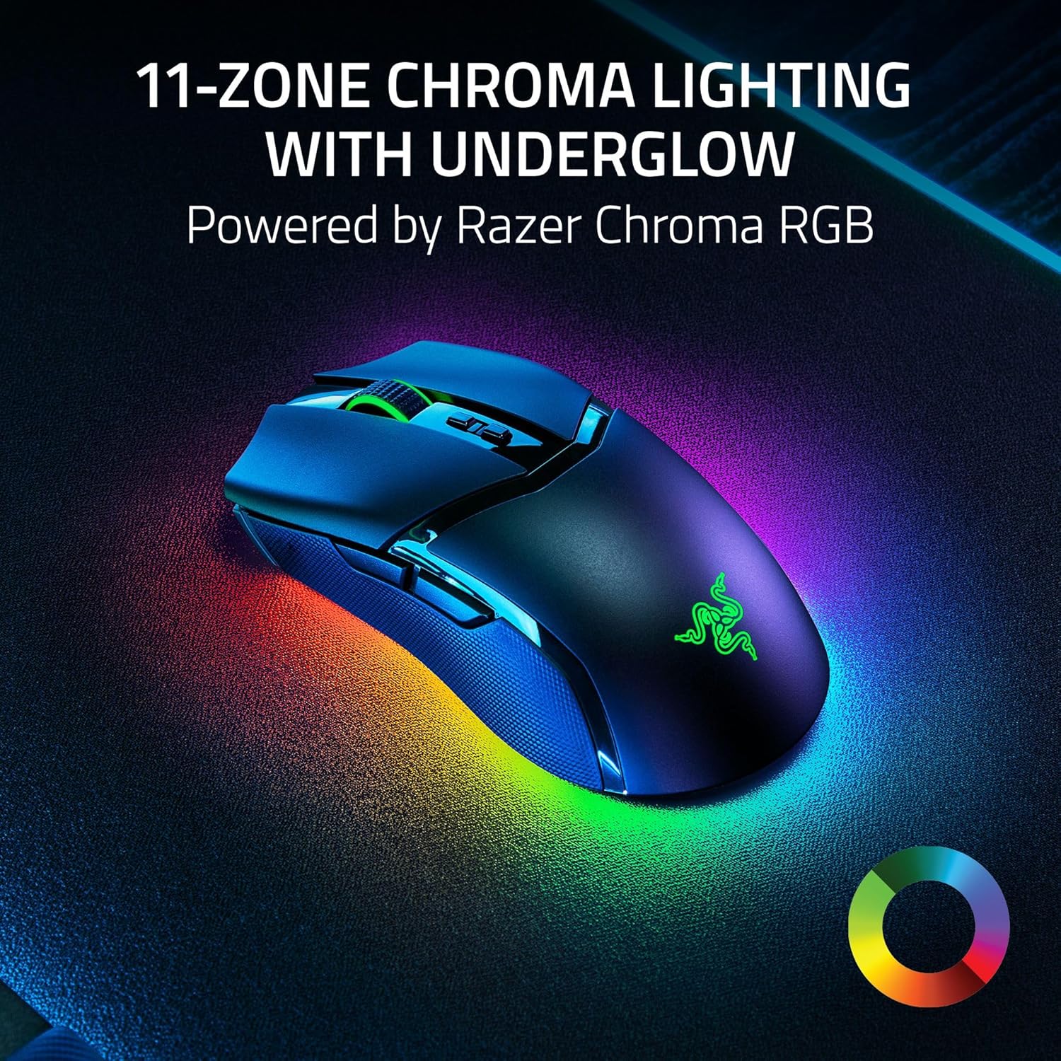 Thumbnail 5 de Razer Cobra Pro Customizable Wireless Gaming Mouse (Chroma RGB, Focus Pro 30K, HyperSpeed) – Black
