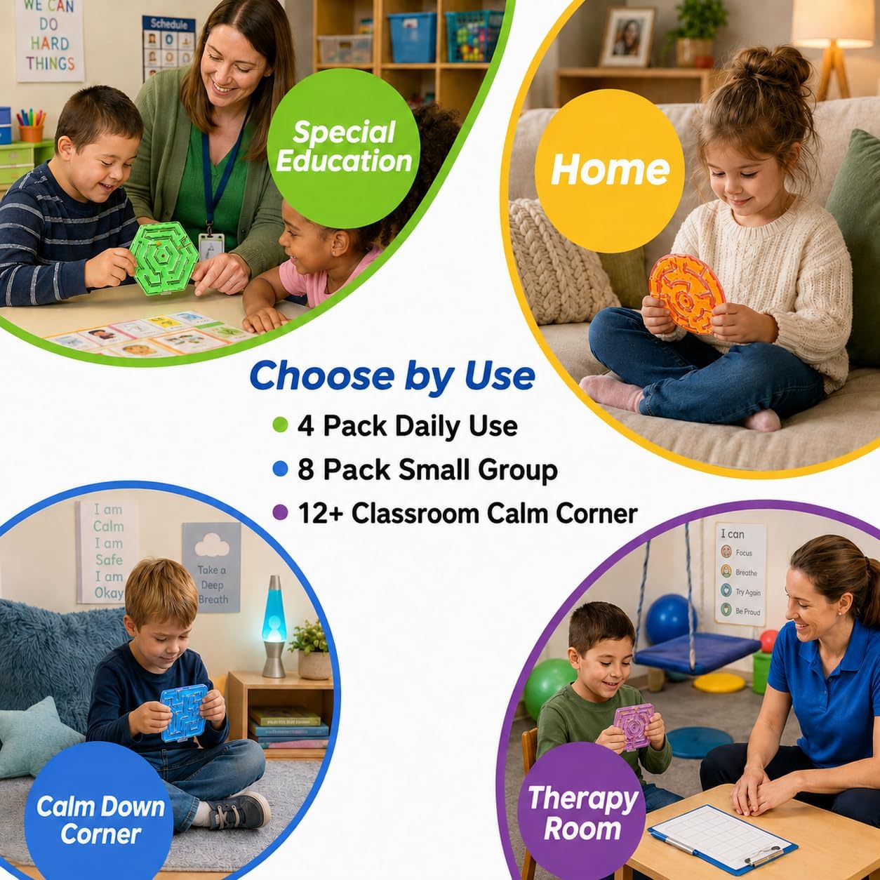 Detalle 2 de Squishy Toys Sensory Fidget Toys 4-Pack