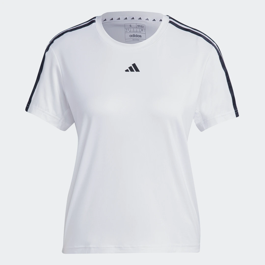 Detalle de Camiseta AEROREADY Train Essentials 3 bandas de Adidas