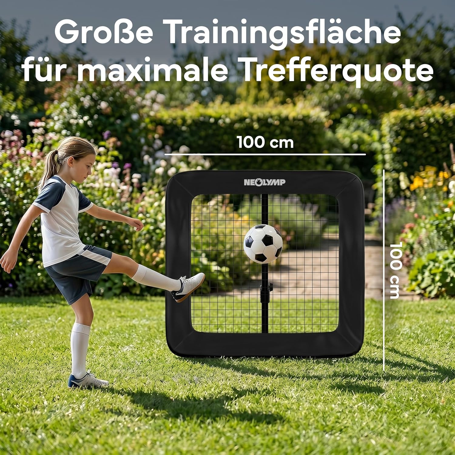 Thumbnail 5 de NEOLYMP Rebounder Fußball – Stufenlos verstellbar, robuster Metallrahmen, indoor/outdoor