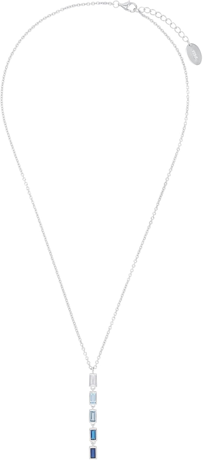 Detalle 2 de s.Oliver Kette mit Anhänger aus 925 Sterling Silber – Zirkonia, 42+3 cm, Geschenkbox