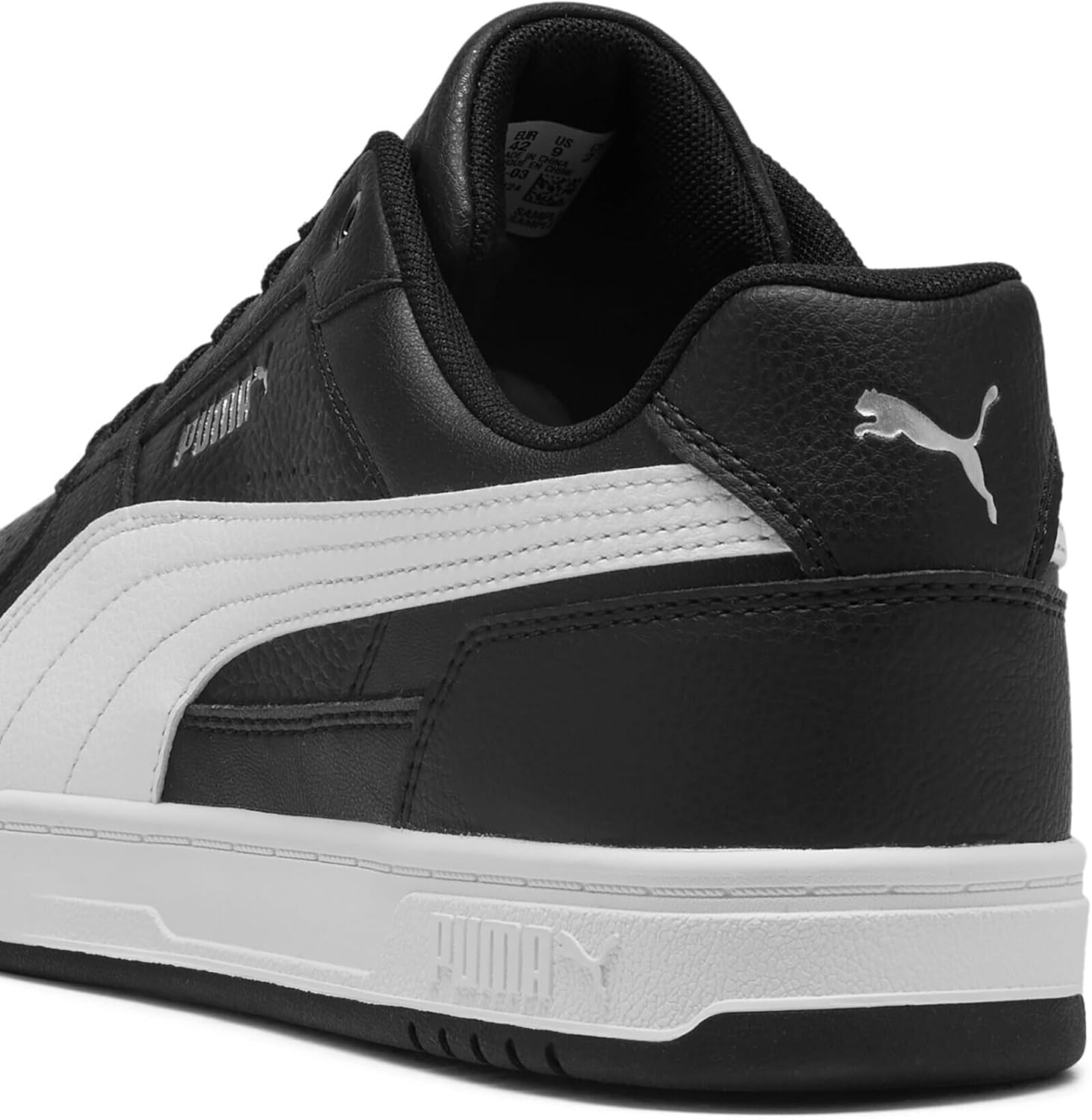 Thumbnail 1 de PUMA Sneakers Caven III Unisexe – Black White Silver Metallic, taille 43