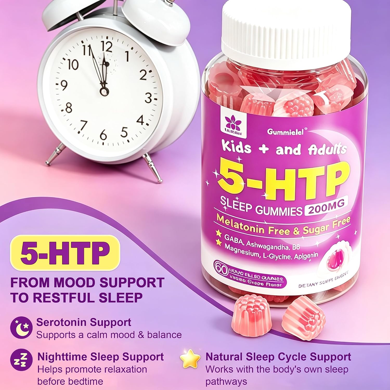 Detalle 1 de 5-HTP Gummies, 60 Count