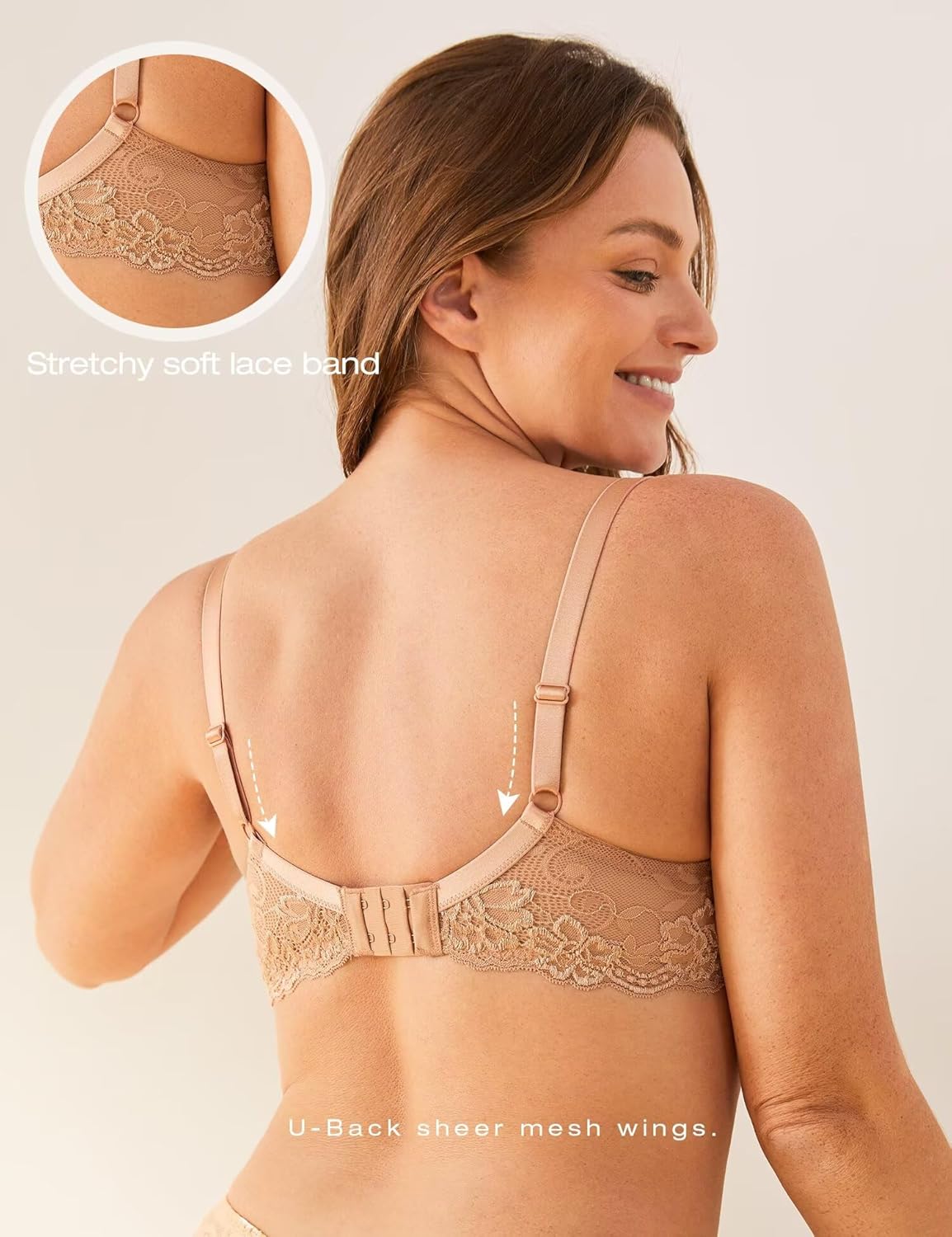 Thumbnail 2 de Deyllo Push Up Lace Bra