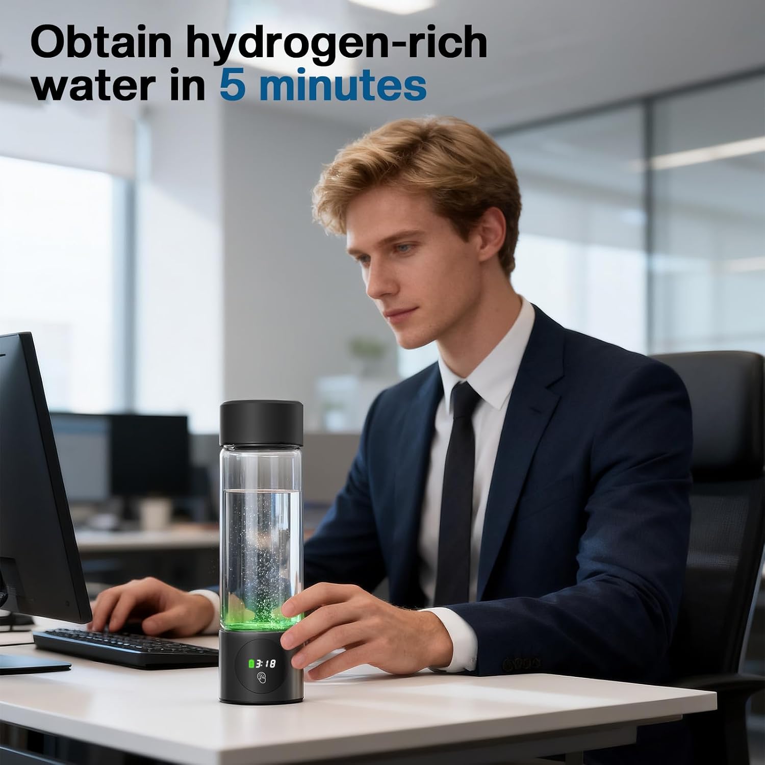 Thumbnail 4 de Fakllod Hydrogen Water Bottle 460 mL
