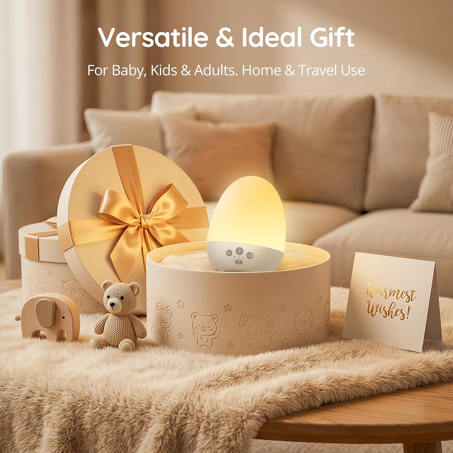 Detalle 2 de Night Light and Sound Machine with 2500mAh Battery