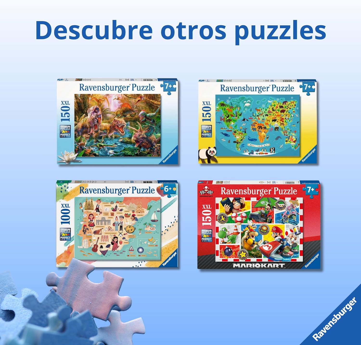 Thumbnail 5 de Ravensburger Puzzle Pokémon 150 piezas, 49×36 cm 🧩