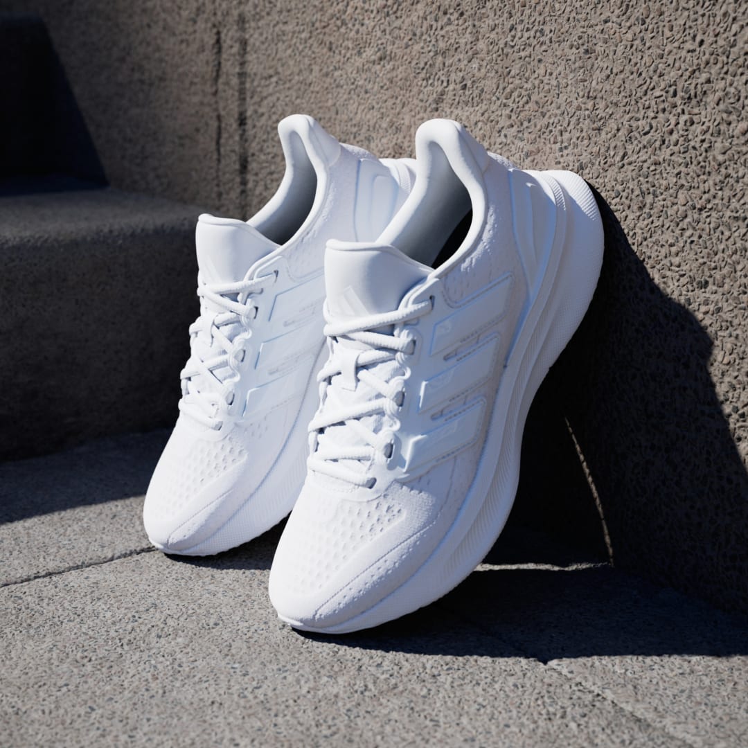Detalle 2 de Adidas Ultrarun 5 W: zapatilla de running para mujer en color blanco