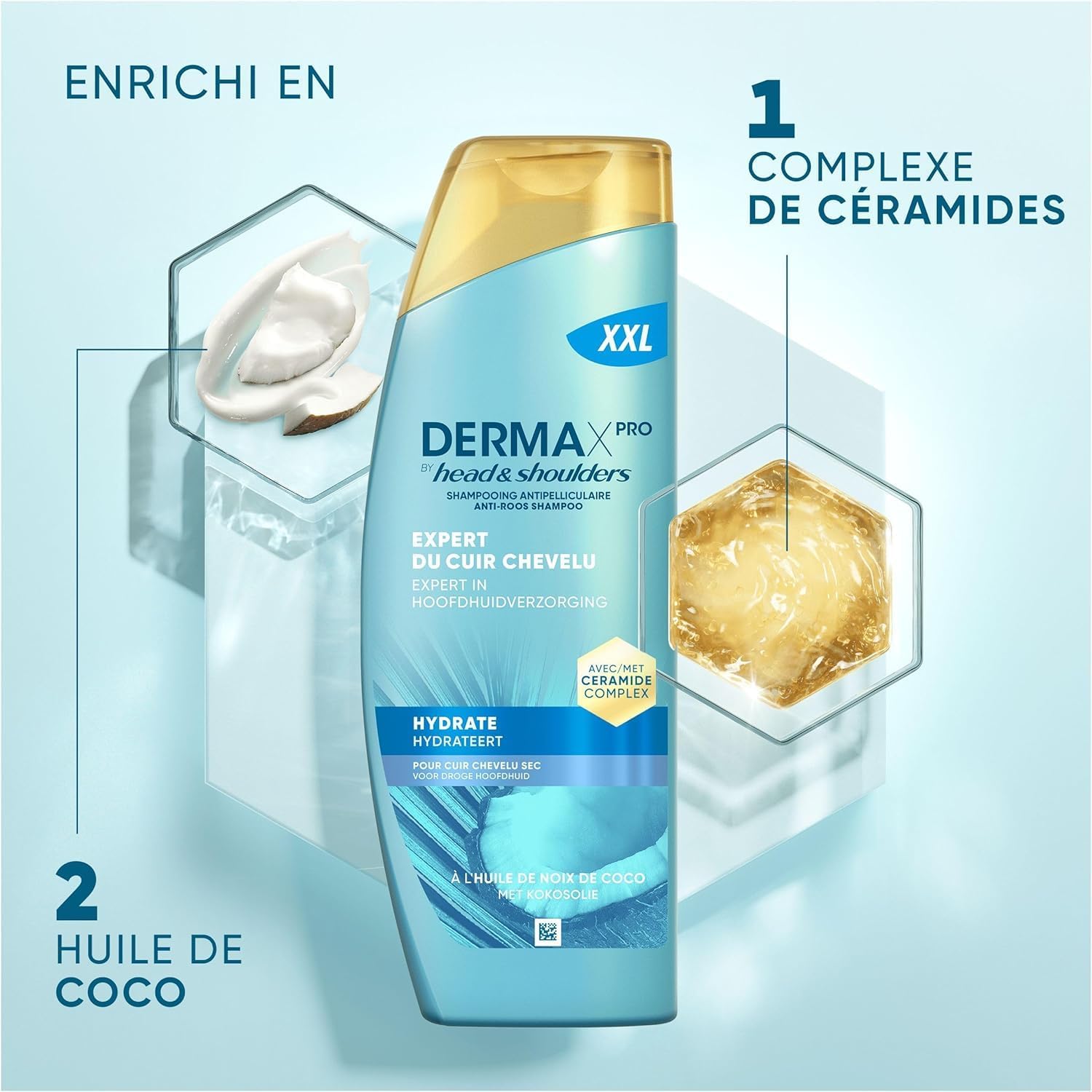 Thumbnail 4 de DermaXPro By Head & Shoulders 2x500ml Hydratant