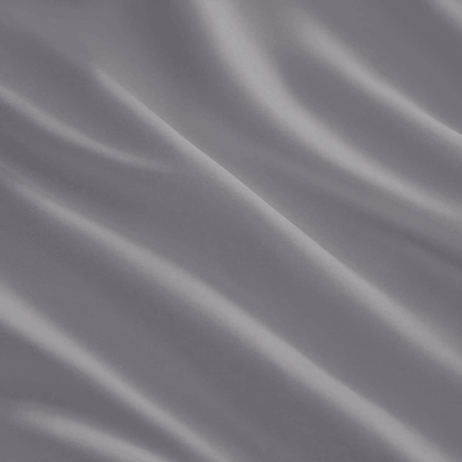 Detalle de Yorkshire Bedding Single Flat Sheet in 100% Egyptian Cotton (200 Thread Count) – Grey