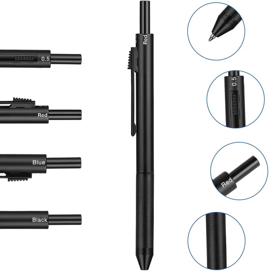 Detalle 2 de AUAUY M1-3417268 4-in-1 pen met 3 kleuren en 0,5 mm potlood