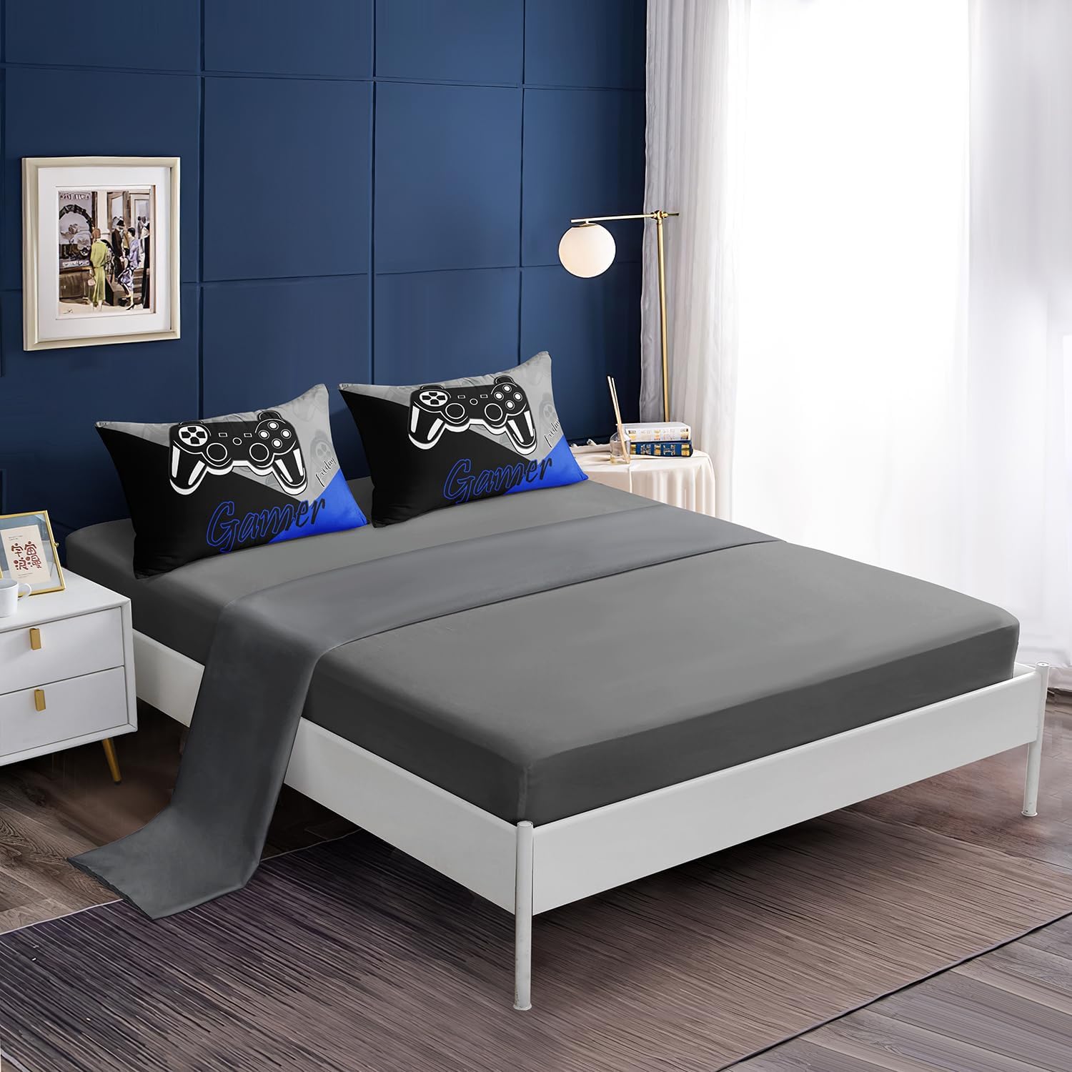 Detalle de Gaming Console 6-Piece Bedding Set for Boys