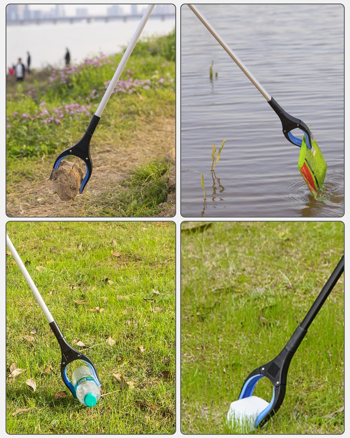 Thumbnail 6 de FAOKZE hopfällbar griptång 110 cm i aluminium med magnetspets
