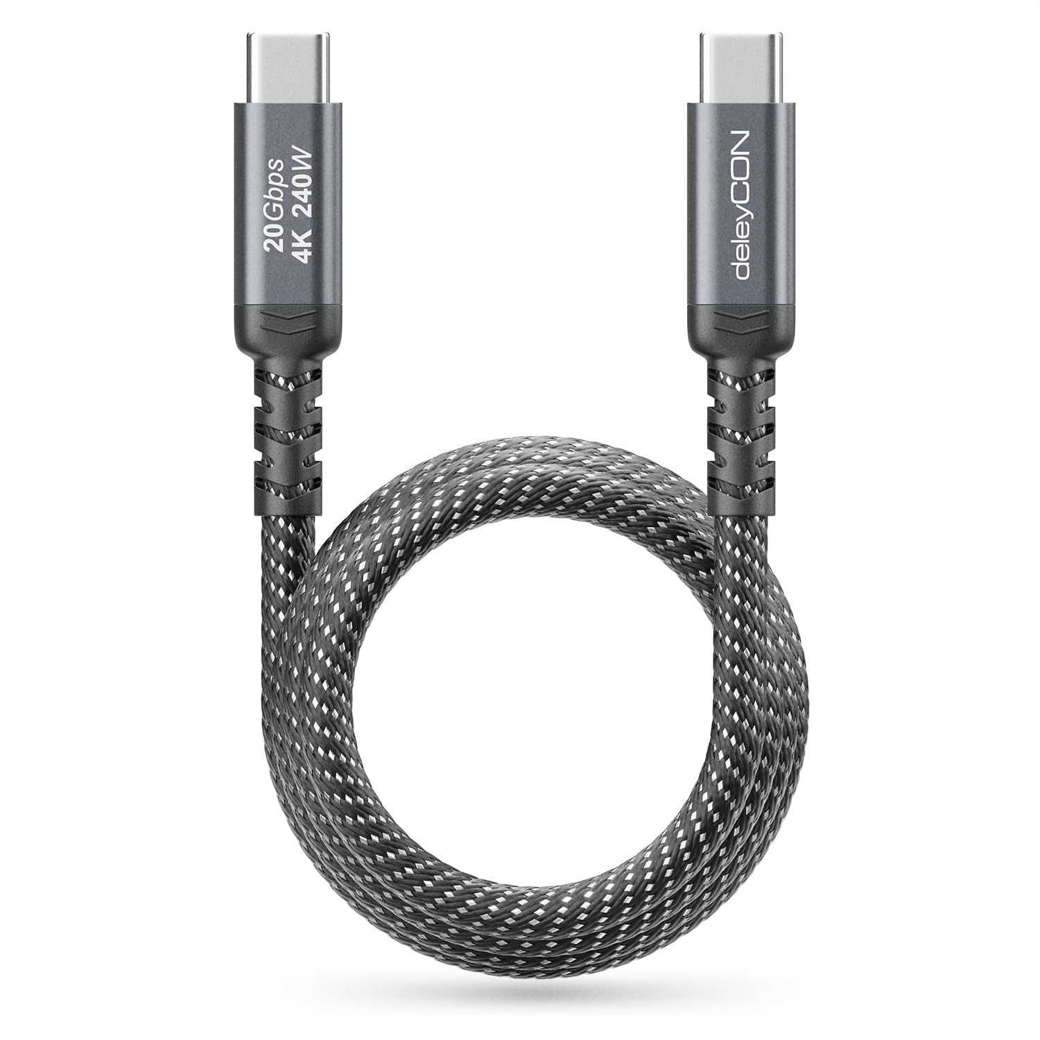 Thumbnail 6 de deleyCON 240W USB-C Kabel 1m – USB 3.2 Gen 2x2, PD 3.1/Ladekabel, 4K/8K-Displayunterstützung